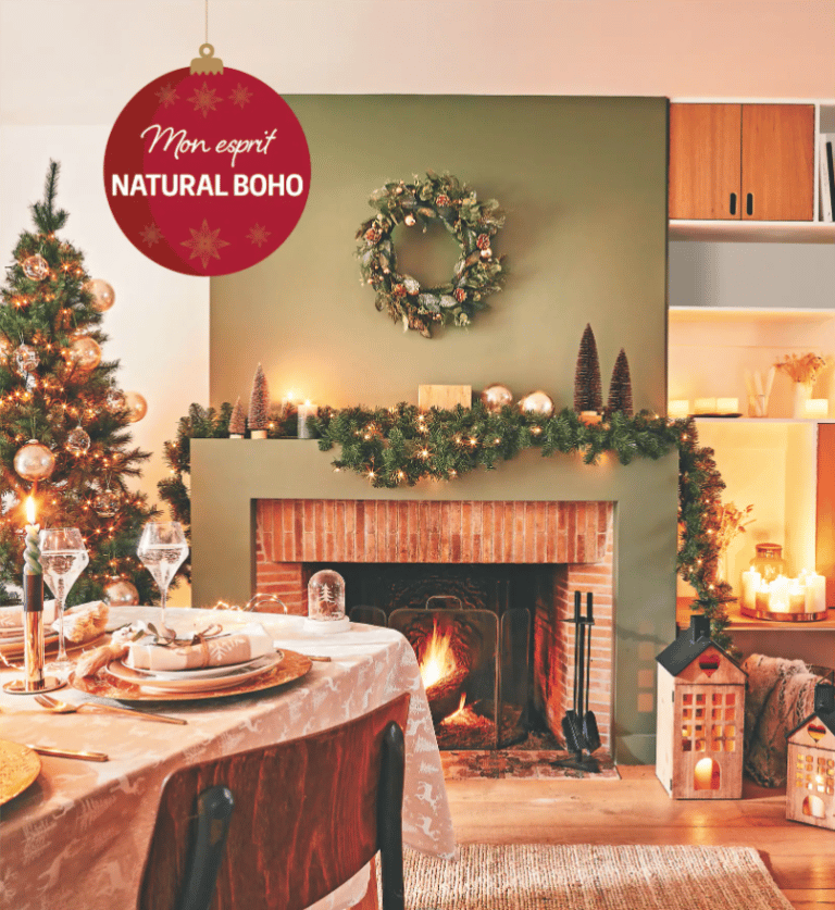 tendance déco de noël 2022 - Jardiland- Décoration de noël nature et végétale