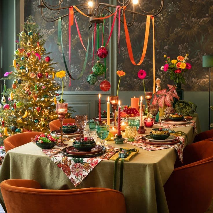tendance déco de noël 2022- Maisons du Monde - extravagante