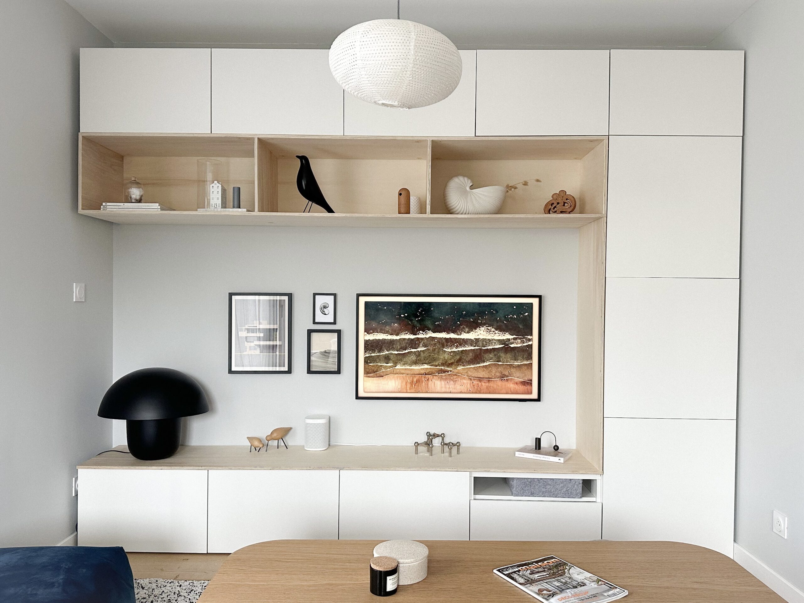 ikea Hack meuble TV et contreplaqué DIY