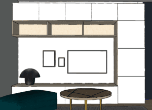 modélisation meuble TV diy